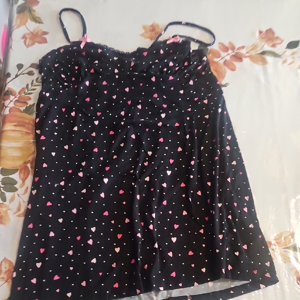 Chic Heart-Patterned Camisole